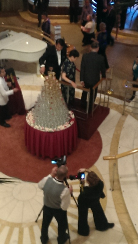 Champagne fountain